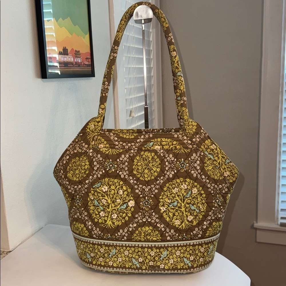 Vera Bradley Tote Bag Sittin' in a Tree Retired Pattern - Picture 3 of 9